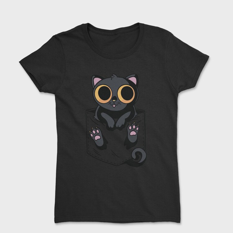 Black Cat in Pocket, Tricou Femei