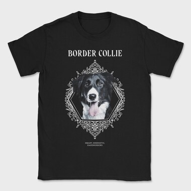 Border Collie, Tricou Barbati (Unisex)