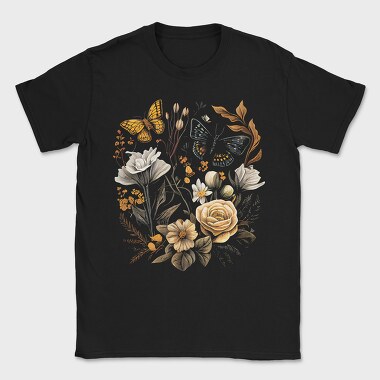 Botanical Flowers, Tricou Barbati (Unisex)