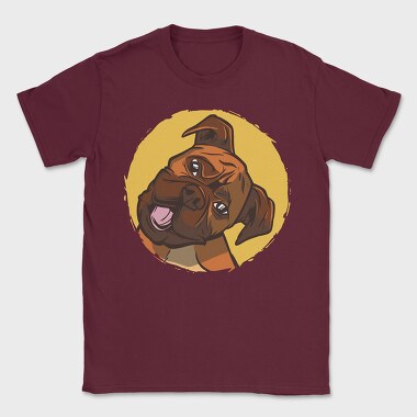 Boxer Dog, Tricou Barbati (Unisex)