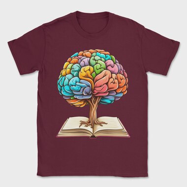 Brain Book, Tricou Barbati (Unisex)