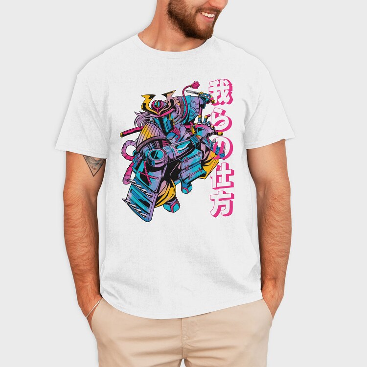 Samurai Sci Fi Warrior, Tricou Barbati (Unisex)