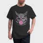 Owl Monochrome Bubblegum, Tricou Barbati (Unisex)