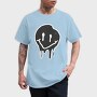 Black Smiley, Tricou Barbati (Unisex)