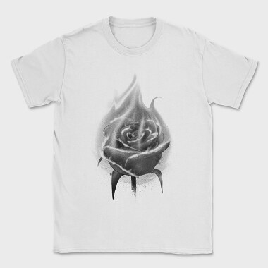 Burning Rose, Tricou Barbati (Unisex)