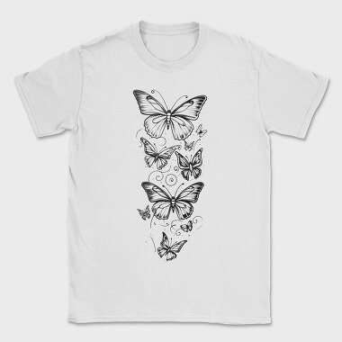 Butterflies Flying, Tricou Barbati (Unisex)