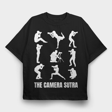 Camerasutra Funny, Tricou Oversize Barbati (Unisex)