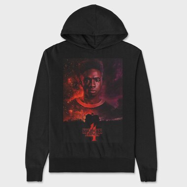 Stranger Things Halftone 2, Hanorac Oversize Barbati (Unisex)