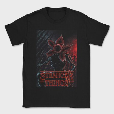 Stranger Things Flower Red, Tricou Barbati (Unisex)