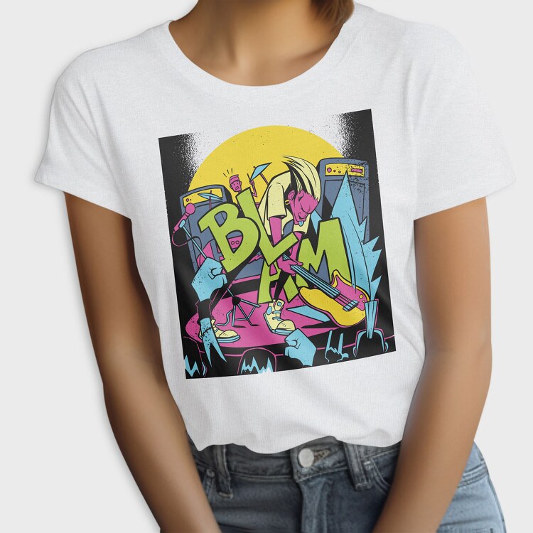 Rockstar Smash Guitar, Tricou Femei