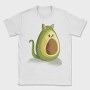 Avocado Cat Avocato, Tricou Barbati (Unisex)