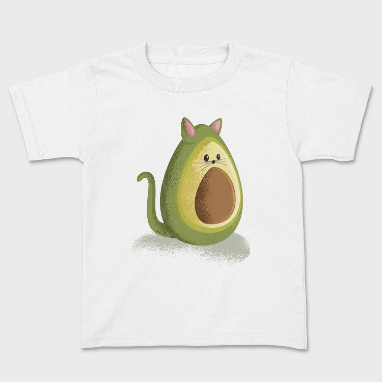 Avocado Cat Avocato, Tricou Copii