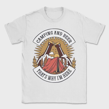 Camping and Beer 2, Tricou Barbati (Unisex)