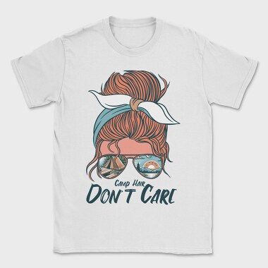 Camping Hair, Tricou Barbati (Unisex)