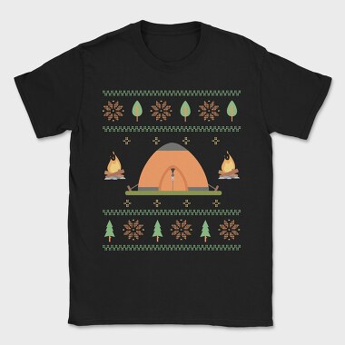 Camping Ugly Sweater, Tricou Barbati (Unisex)