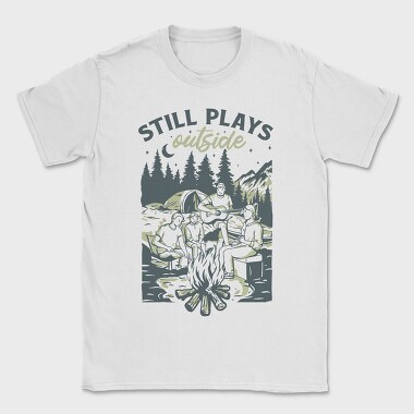 Camping With Friends, Tricou Barbati (Unisex)
