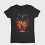 Piggyback Chopper Flames, Tricou Femei