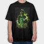 Neon Basketball Stranger, Tricou Oversize Barbati (Unisex)
