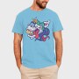 Crazy Unicorn, Tricou Barbati (Unisex)