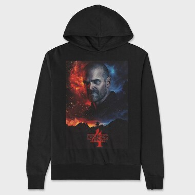Stranger Things Alien, Hanorac Oversize Barbati (Unisex)