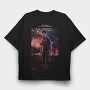 Stranger Summer Fireworks, Tricou Oversize Barbati (Unisex)