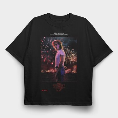 Stranger Summer Change, Tricou Oversize Barbati (Unisex)