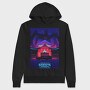 Starcourt Mall Neon Glow, Hanorac Oversize Barbati (Unisex)