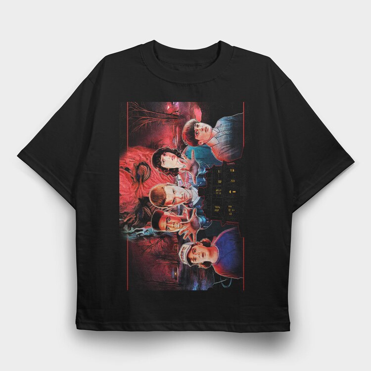 Red Rose Dream, Tricou Oversize Barbati (Unisex)