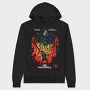Piggyback Chopper Flames, Hanorac Oversize Barbati (Unisex)