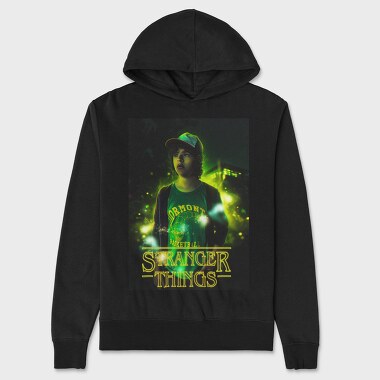 Neon Basketball Stranger, Hanorac Oversize Barbati (Unisex)