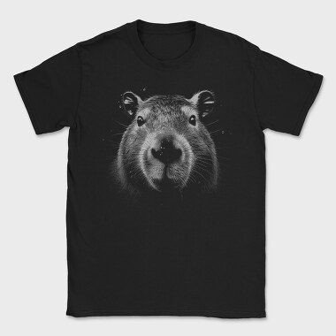 Capybara Monochrome, Tricou Barbati (Unisex)