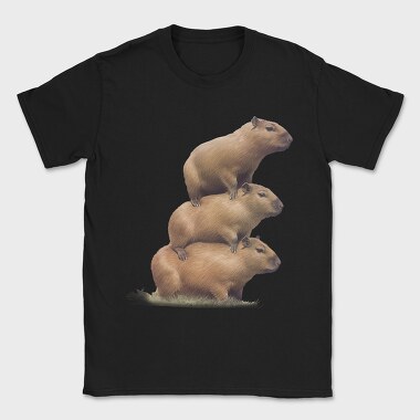 Capybara Tower, Tricou Barbati (Unisex)