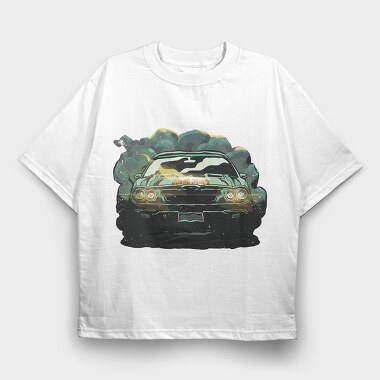 Car Shadow, Tricou Oversize Barbati (Unisex)