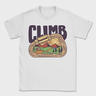 Carabiner Climb Landscape, Tricou Barbati (Unisex)