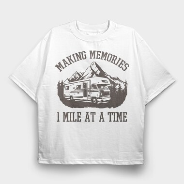 Caravan Memories, Tricou Oversize Barbati (Unisex)