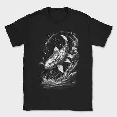 Carp Line Monochrome, Tricou Barbati (Unisex)