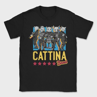 Cat Band, Tricou Barbati (Unisex)