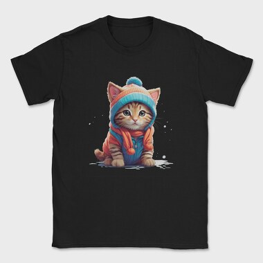 Cat Beanie Cap, Tricou Barbati (Unisex)