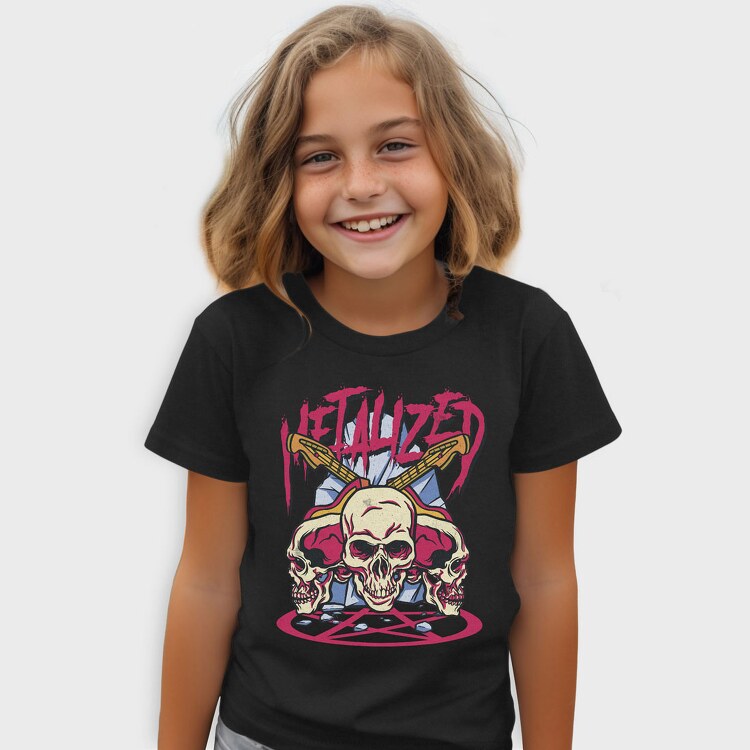 Metalized Skulls Rock, Tricou Copii