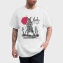 Samurai Silhouette Sun, Tricou Barbati (Unisex)