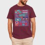 Retro Elements, Tricou Barbati (Unisex)