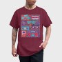 Retro Elements, Tricou Barbati (Unisex)