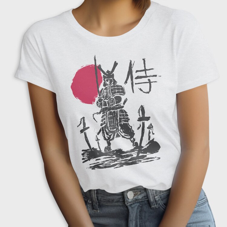 Samurai Silhouette Sun, Tricou Femei