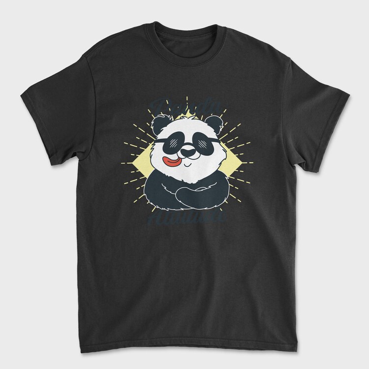 Panda Attitude, Tricou Barbati (Unisex)