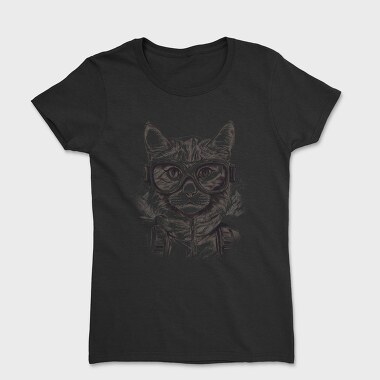 Cat Galsses Draw, Tricou Femei