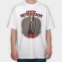 Dustin Halftone Stranger, Tricou Oversize Barbati (Unisex)