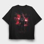 Music Maverick Rock On, Tricou Oversize Barbati (Unisex)