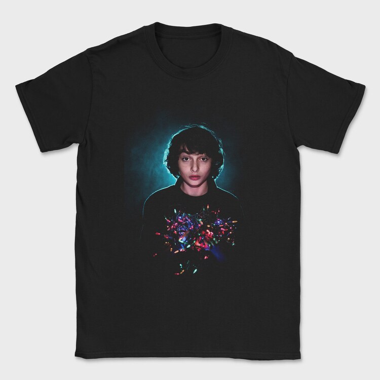 Lights Halftone Santa, Tricou Barbati (Unisex)