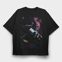 Lets Stranger Thing, Tricou Oversize Barbati (Unisex)