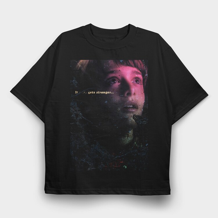 It Gets Stranger, Tricou Oversize Barbati (Unisex)